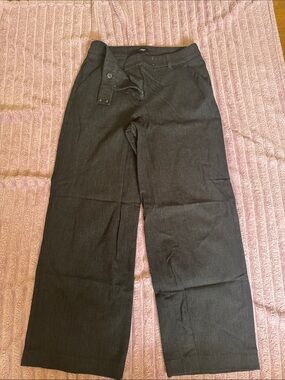 Express Black Wide-Leg Dress Pants